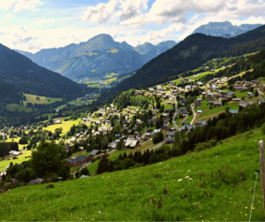 Abpndance Valley in spring, frenchalps holiday rental