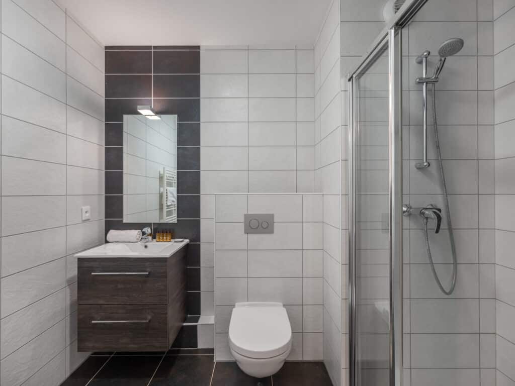 location appartement 8 personnes 4 elements b1 chatel salle de douche Châtel