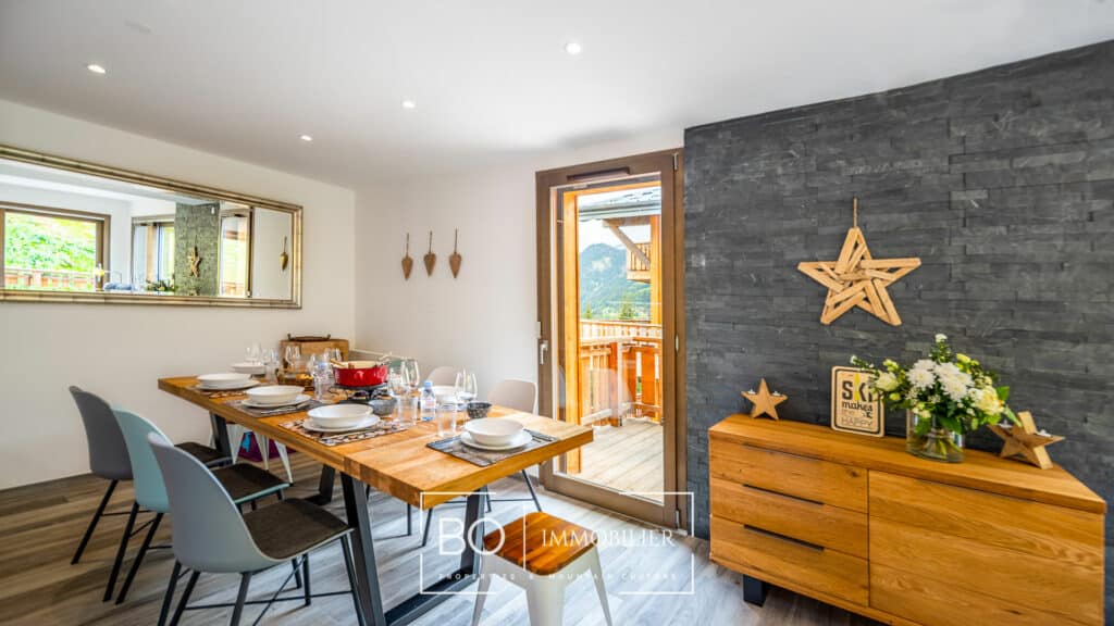 rental apartment 8 people chatel portes du soleil dining room view mountain rental apartment 8 people chatel portes du soleil dining room view mountain Châtel