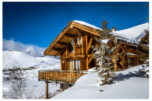 Chalet installation montagne ski Alpes