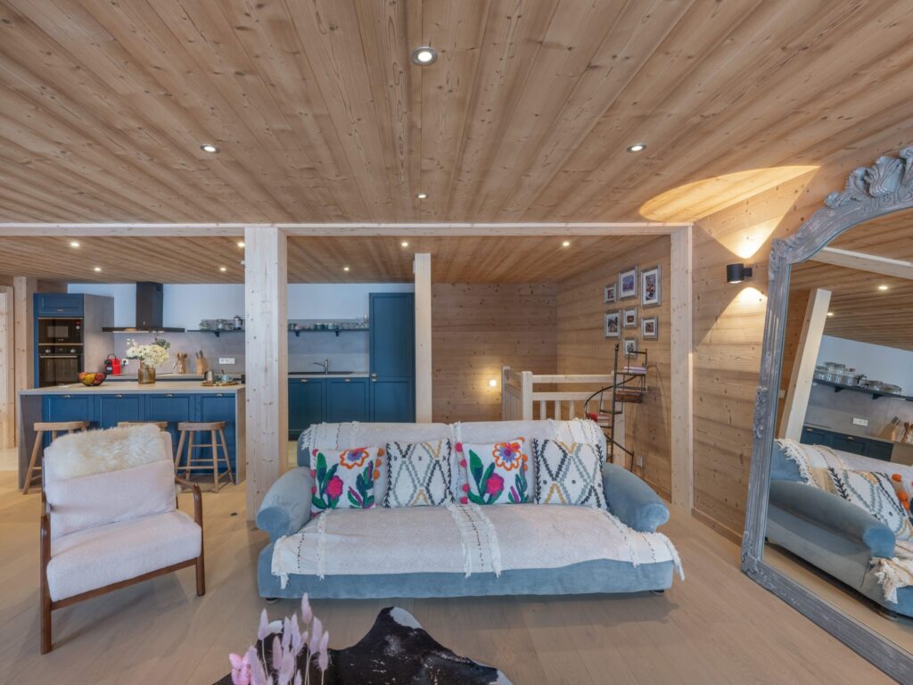 apartment en face des pistes du linga 3 bedrooms to rent chatel living room 2 Châtel