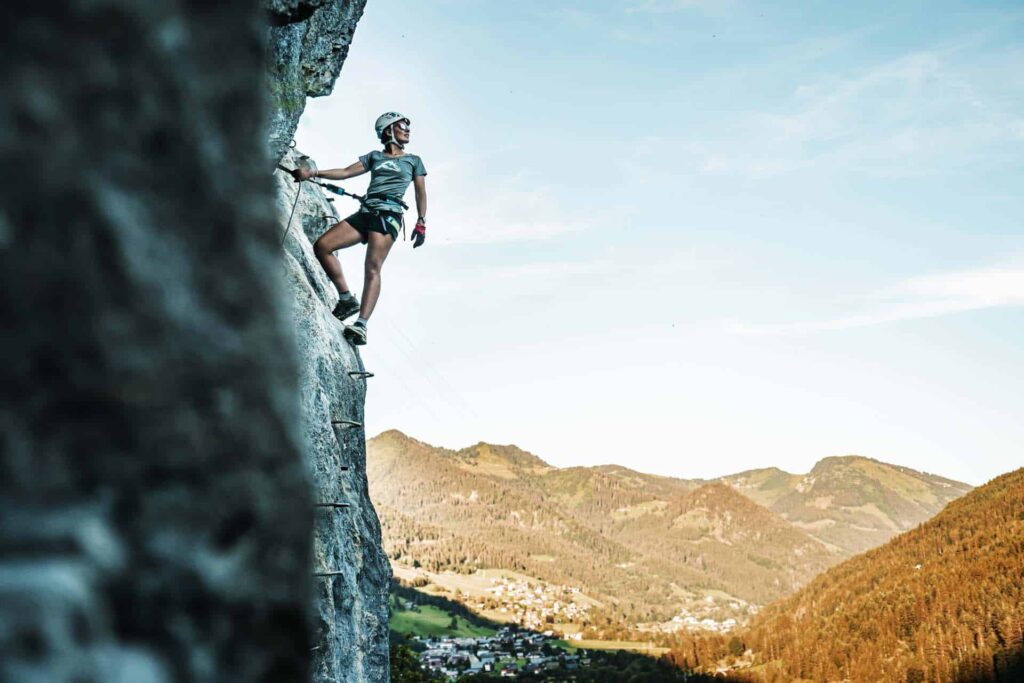 Via Ferrata L Meyer Chatel Ete Vacances Sport