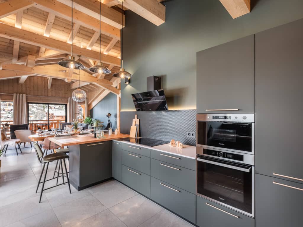 apartment luxury chatel view terrace spacious central island Châtel