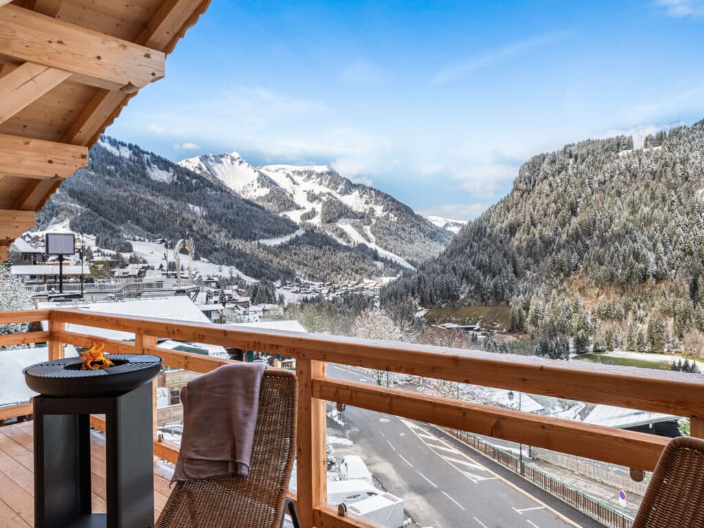 apartment luxury chatel view terrace spacious rental Châtel
